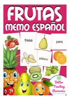 Vorschau - Spiele - Spanisch Memory Spiel frutas - Obst - Deckblatt