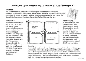 Vorschau - Arbeitsblätter - Kettenquiz Stofftransport Biomembran - Ich habe, Wer hat? - Seite 1