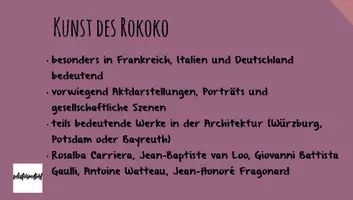 Vorschau - Stundenentwürfe - Präsentation: Rokoko - Stundenentwurf & Lehrermaterial - Seite 2