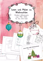 Vorschau - Arbeitsblätter - Lesen und Malen - Heft zu Weihnachten (3fach differenziert) - Deckblatt