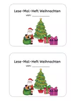 Vorschau - Arbeitsblätter - Lesen und Malen - Heft zu Weihnachten (3fach differenziert) - Seite 2