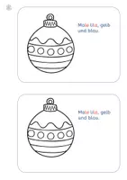 Vorschau - Arbeitsblätter - Lesen und Malen - Heft zu Weihnachten (3fach differenziert) - Seite 3