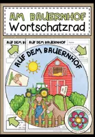 Vorschau - Arbeitsblätter - AUF DEM BAUERNHOF - Wortschatzrad - Deckblatt
