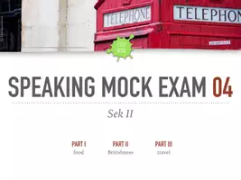 Vorschau - Präsentationen/Tafelbilder - Speaking Mock Exam Sek II - 04 - Seite 3