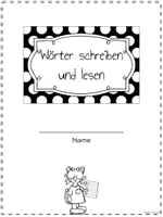 Vorschau - Arbeitsblätter - 🖌 Arbeitsheft I erste Wörter schreiben und lesen I Klasse 1 - Seite 1
