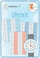 Vorschau - Spiele - Uhrzeit - 3x Domino Spiele - Deckblatt