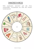 Vorschau - Arbeitsblätter - WINTER - Vocabulary Wheel - Seite 3