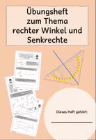 Vorschau - Arbeitsblätter - Selbstlernheft: rechter Winkel und Senkrechte (3. und 4. Klasse) - Seite 1
