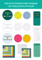 Vista previa - Hojas de trabajo - TABLAS DE MULTIPLICAR - Portada