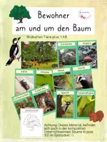 Vorschau - Stundenentwürfe - Bewohner am und um den Baum - Deckblatt