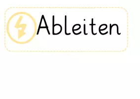 Vorschau - Arbeitsblätter - Ableiten-Rechtschreibstrategie -Lerntheke - Seite 1