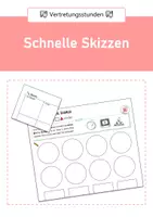 Vorschau - Arbeitsblätter - Schnelle Skizzen für den individuellen Einsatz - Deckblatt
