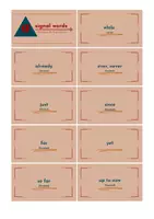 Vorschau - Arbeitsblätter - signal words - perfect tenses - study cards - WabiSabiTeacher - Seite 1