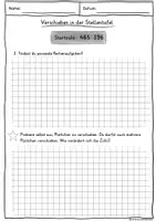 Vorschau - Arbeitsblätter - Verschieben in der Stellentafel (Zahlenraumerw. Million) - Seite 2