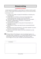 Vorschau - Anderer Materialtyp - Klassenvertrag - Deckblatt