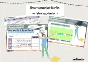 Vorschau - Stundenentwürfe - Unterrichtseinheit Werfen erfahrungsorientiert Stundenentwurf - Deckblatt