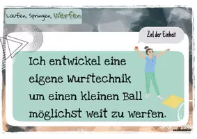 Vorschau - Stundenentwürfe - Unterrichtseinheit Werfen erfahrungsorientiert Stundenentwurf - Seite 2