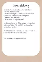 Vorschau - Unterrichtsreihen - Licht und Schatten - Arbeitsblätter und Bildkarten Silvesterknaller23 - Seite 1