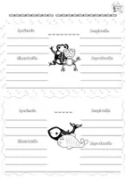 Vista previa - Hojas de trabajo - Completa con Pauta - Animales vertebrados BN - página 2