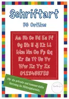 Vorschau - selbst erstellte Schriftarten - Schriftart BG Outline Font für die kommerzielle Nutzung - Deckblatt