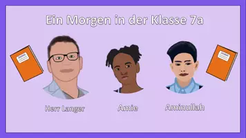 Vorschau - Präsentationen/Tafelbilder - Meinungen äußern - Animierter Präsentation als Einstieg ins Thema DaZ / Deutsch - Seite 1