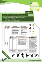 Vorschau - Lehrpläne/Lehrermaterial - *Stoffverteilungsplan 2024/2025* Sport Klasse 5 - Mittelschule Bayern LehrplanPLUS *anpassbarer Jahresplan* - Deckblatt