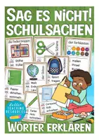 Vorschau - Spiele - Sag es nicht! Schulsachen Deutsch - Deckblatt