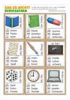 Vista previa - Juegos / Gamificación - Sag es nicht! Schulsachen Deutsch - página 2