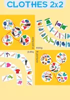 Vorschau - Stationenlernen - Clothes Games 2x2 - Deckblatt