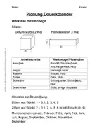 Vorschau - Unterrichtsreihen - Sparpaket - Werkstück - Kalender aus Holz - Seite 2