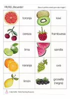 Vista previa - Juegos / Gamificación - RECUERDA! FRUTAS Español - página 2