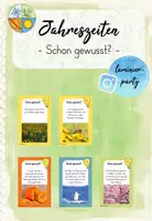 Vorschau - Stationenlernen - Jahreszeiten: Schon gewusst? (Kl. 2) - Deckblatt