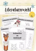 Vorschau - Arbeitsblätter - Literaturprojekt "Weihnachten im Wichtelwald" - Deckblatt