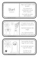 Vorschau - Spiele - Lese-Domino Gespenster / Halloween / Herbst - Seite 1