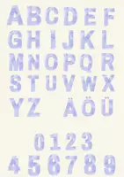 Vorschau - Bildkarten - Cliparts | Alphabet + Zahlen + Umschläge | GoodNotes Watercolor - Seite 1