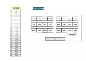 Vorschau - Lehrpläne/Lehrermaterial - autom. Sitzplan-Generator für 20/24 SuS (Numbers-Version) - Seite 2