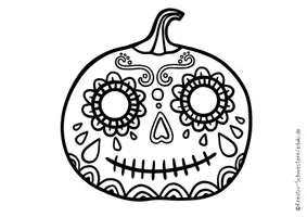 Vorschau - Mal- und Bastelvorlagen - Halloween Ausmalbilder, Halloween Grundschule, Kürbisse Halloween - Seite 1