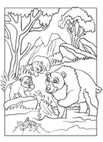 Vorschau - Arbeitsblätter - Waldtiere Malvorlagen / Ausmalbilder zum Thema Wald - Seite 2