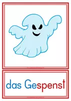 Vorschau - Arbeitsblätter - Wortschatz HALLOWEEN - Materialpaket in Silbenschrift - Seite 3