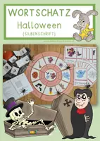 Vorschau - Arbeitsblätter - Wortschatz HALLOWEEN - Materialpaket in Silbenschrift - Deckblatt
