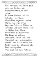 Vorschau - Arbeitsblätter - Sätze Geschichten schreiben LM - Deckblatt