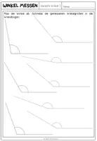 Vorschau - Arbeitsblätter - WINKEL - Winkel messen (Arbeitsblätter) - Seite 3