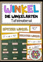 Vorschau - Präsentationen/Tafelbilder - WINKEL - Winkelarten (Tafelmaterial) - Deckblatt