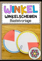 Vorschau - Mal- und Bastelvorlagen - WINKEL - Winkelscheiben (Bastelvorlage) - Deckblatt