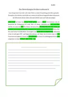 Vorschau - Arbeitsblätter - Bewerbungsschreiben ausbessern - Deckblatt