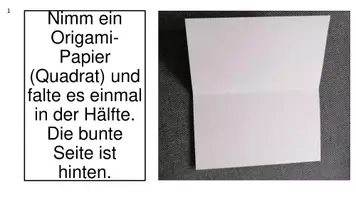 Vorschau - Mal- und Bastelvorlagen - Einen Origami-Würfel gestalten - Seite 1