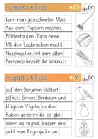 Vorschau - Arbeitsblätter - Schüttelsätze zum Kleben - Zu allen Jahreszeiten - Seite 2