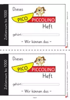 Vorschau - Arbeitsblätter - Pico Piccolino – Freiarbeit Mathe Klasse 3 | Mathematik Grundschule Klasse 3 | Mini-Lernhefte, Grundrechenarten, Zahlenraum, Runden, Uhrzeiten, Farbdruck, Nachhilfe, Lösungen - Seite 3