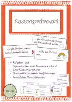 Vorschau - Präsentationen/Tafelbilder - Klassensprecherwahl - Deckblatt
