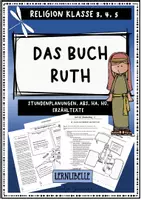 Vorschau - Stundenentwürfe - Das Buch Ruth - Religion Unterrichtsreihe mit Materialien - Deckblatt